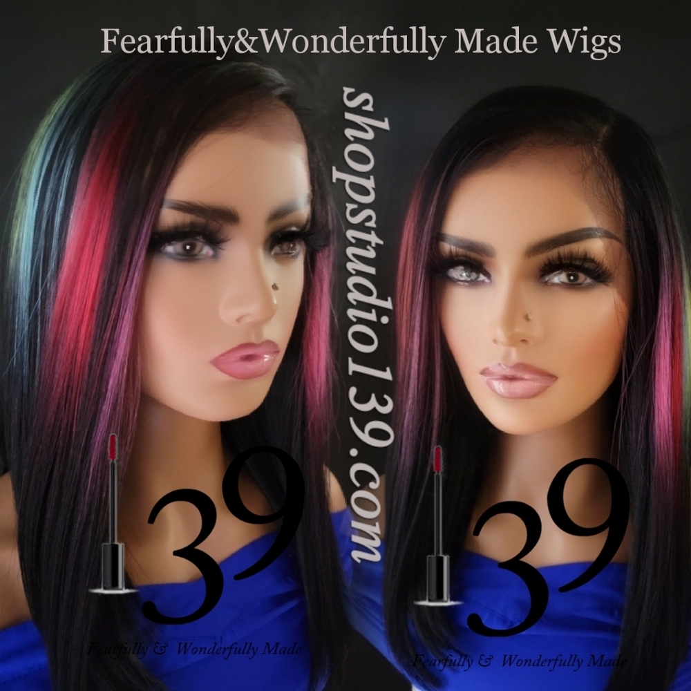Sexy human hair colorful bob wig